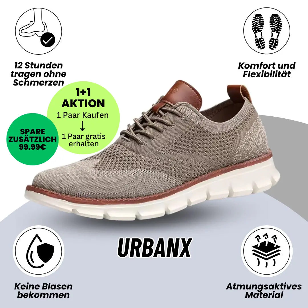 UrbanX - ergonomische ultrabequeme Komfortschuhe - das Original - Sonderaktion 1+1 Gratis